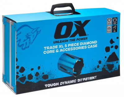 Ox Trade XL 5pc diamond core and accessories case