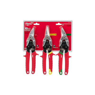 Milwaukee 3 pairs Aviation Snips