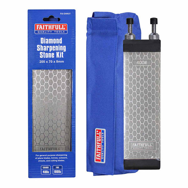 Faithfull Diamond Sharpening Stone Kit