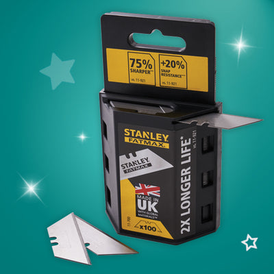 Stanley Fatmax replacement trimming knife blades (100PK) RRP 24.99 only £14.99