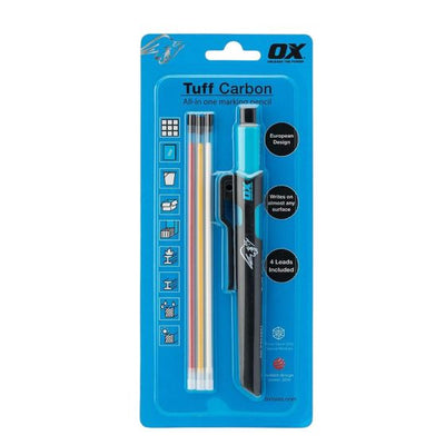 Ox tuff carbon Line marking pencils (inc; 4 leads) pack